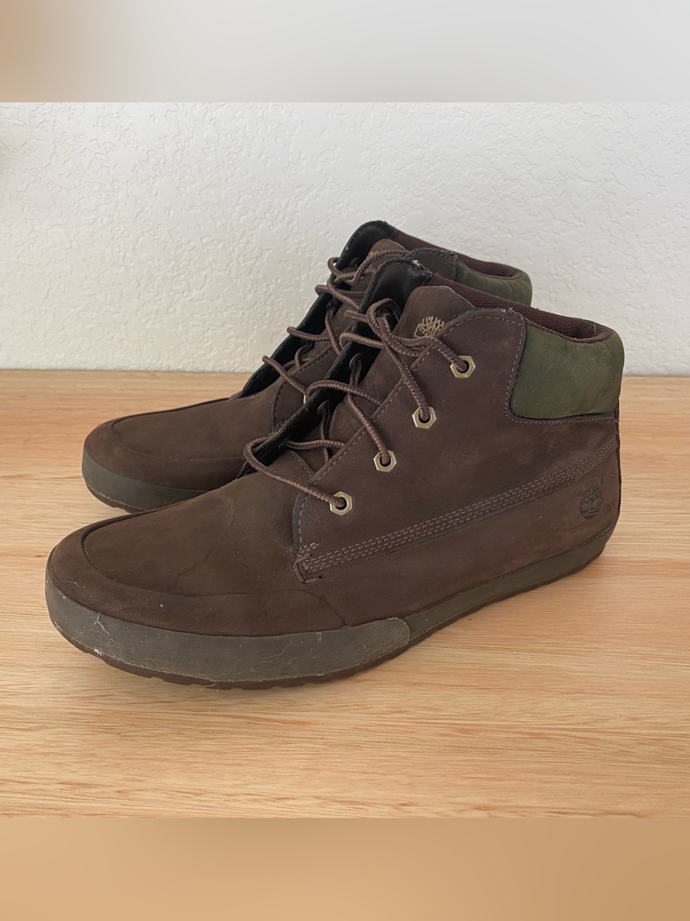 Timberland Brown Nubuck Chukka Boots | Lace-Up Boots | Excellent Condition